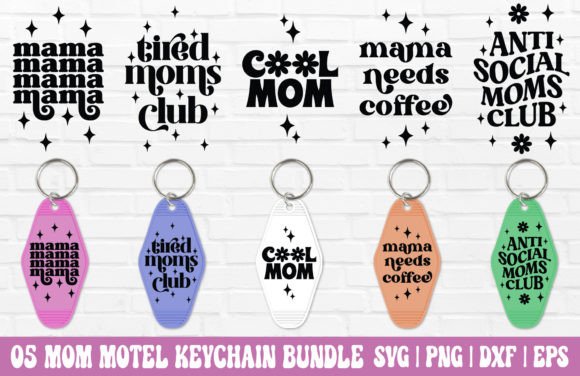 Download Mom Motel Keychain SVG Bundle - Mom SVG - Mom Collection