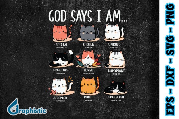 Download God Says I Am Cat Mom Ever SVG - Mom Collection