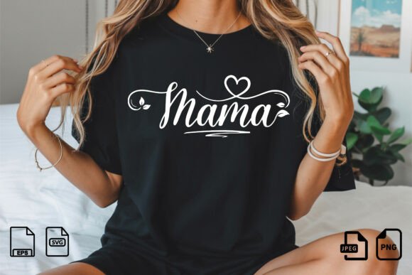 Download Mama SVG Typography Design - Typography Collection