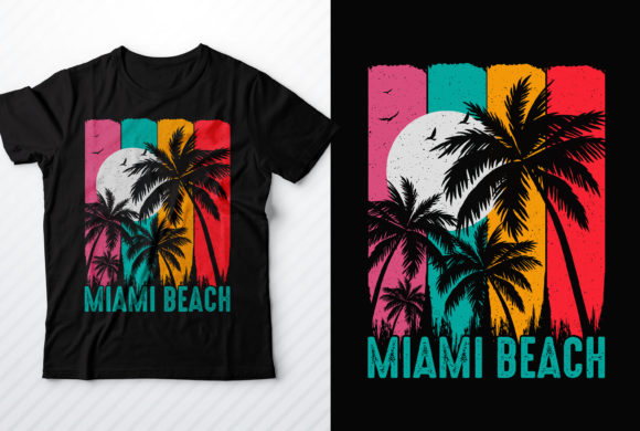 Download Miami Beach, Summer T-shirt Design - Shirt design Collection