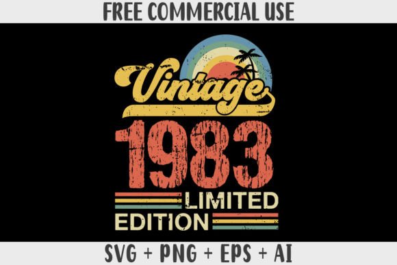 Download Retro Vintage 1983 Limited Edition - 1983 Collection