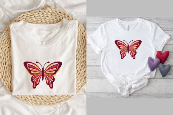 Download Butterfly T Shirt Design, Vintage, A5 - Shirt design Collection