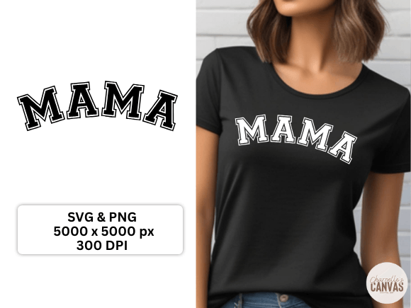 Download Mama Varsity Typography SVG - Typography Collection