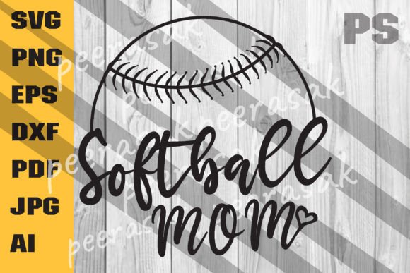 Download Softball Mom SVG, Softball - Mom Collection