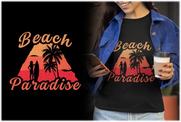 Download Beach Paradise T-Shirt Design - Shirt design Collection