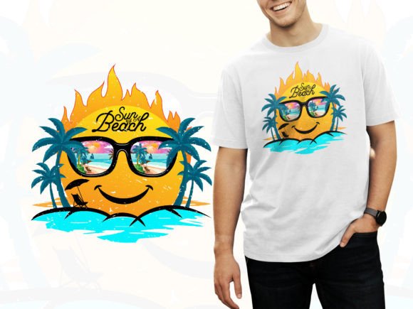 Download Sun of a Beach Summer T Shirt Design - Shirt design Collection