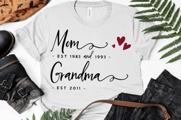 Download Mom Est 1983 and 1993, Grandma Est 2011 - 1983 Collection