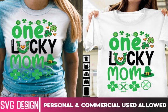 Download One Lucky Mom SVG Cut File - Premium Bundle