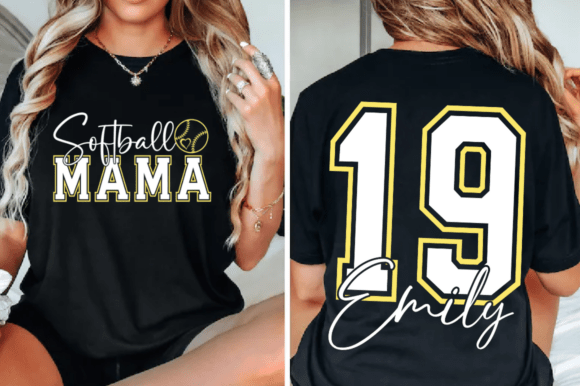 Download Custom Softball Mama SVG, Sports Mom PNG - Mom Collection